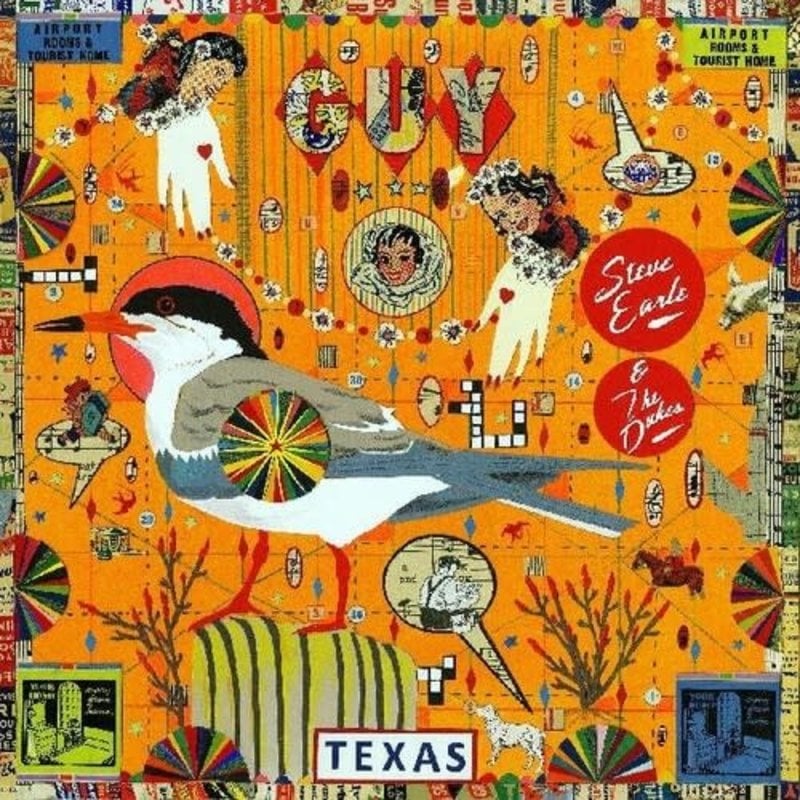 Earle, Steve And The Dukes / GUY (2LP, Orange and Red Swirl Color Vinyl)