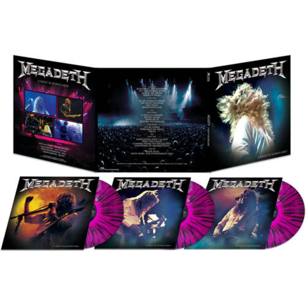 MEGADETH / A Night In Buenos Aires (Colored Vinyl, Purple, Black)