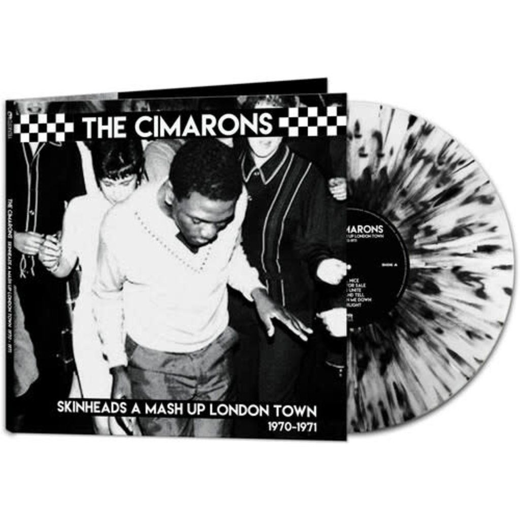 CIMARONS / Skinheads A Mash Up London Town 1970-1971 (Black & White Splatter)