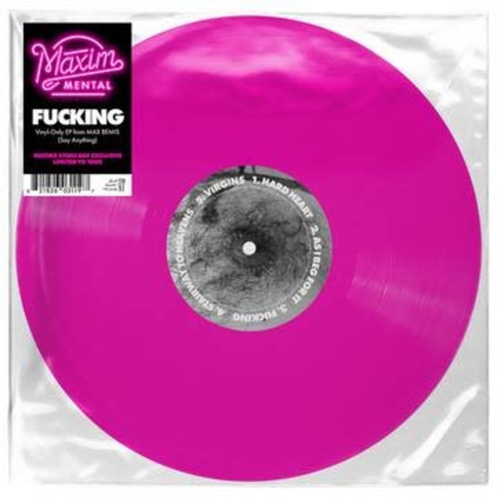 MAXIM MENTAL / FUCKING EP (TRANSLUCENT PINK VINYL W/ ETCHED B-SIDE) (RSD-2022)