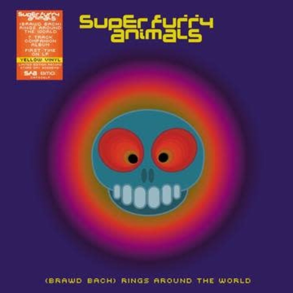 SUPER FURRY ANIMALS / (BRAWD BACH) RINGS AROUND THE WORLD (YELLOW VINYL) (RSD-2022.2)