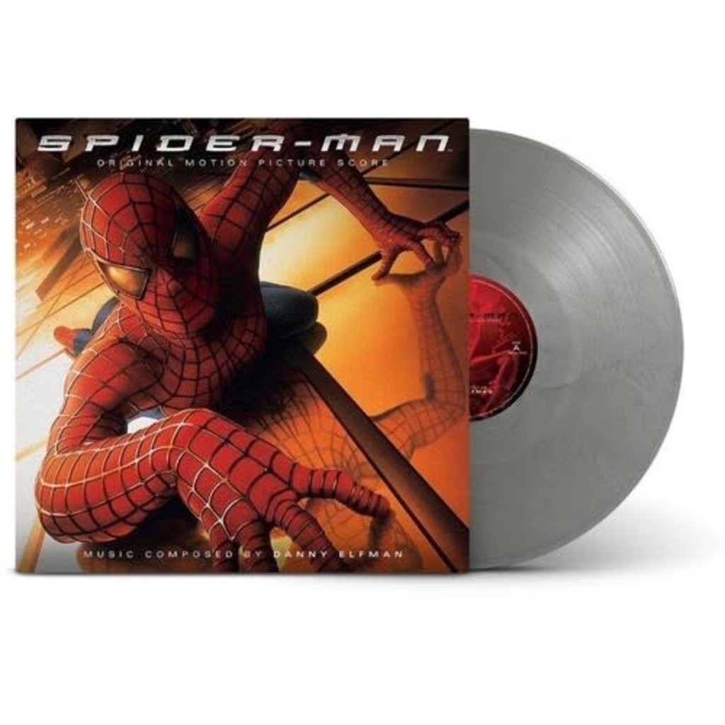 ELFMAN,DANNY / Spider-Man (Original Score)(Colored Vinyl, Silver, 180 Gram Vinyl, Gatefold LP Jacket, Poster)