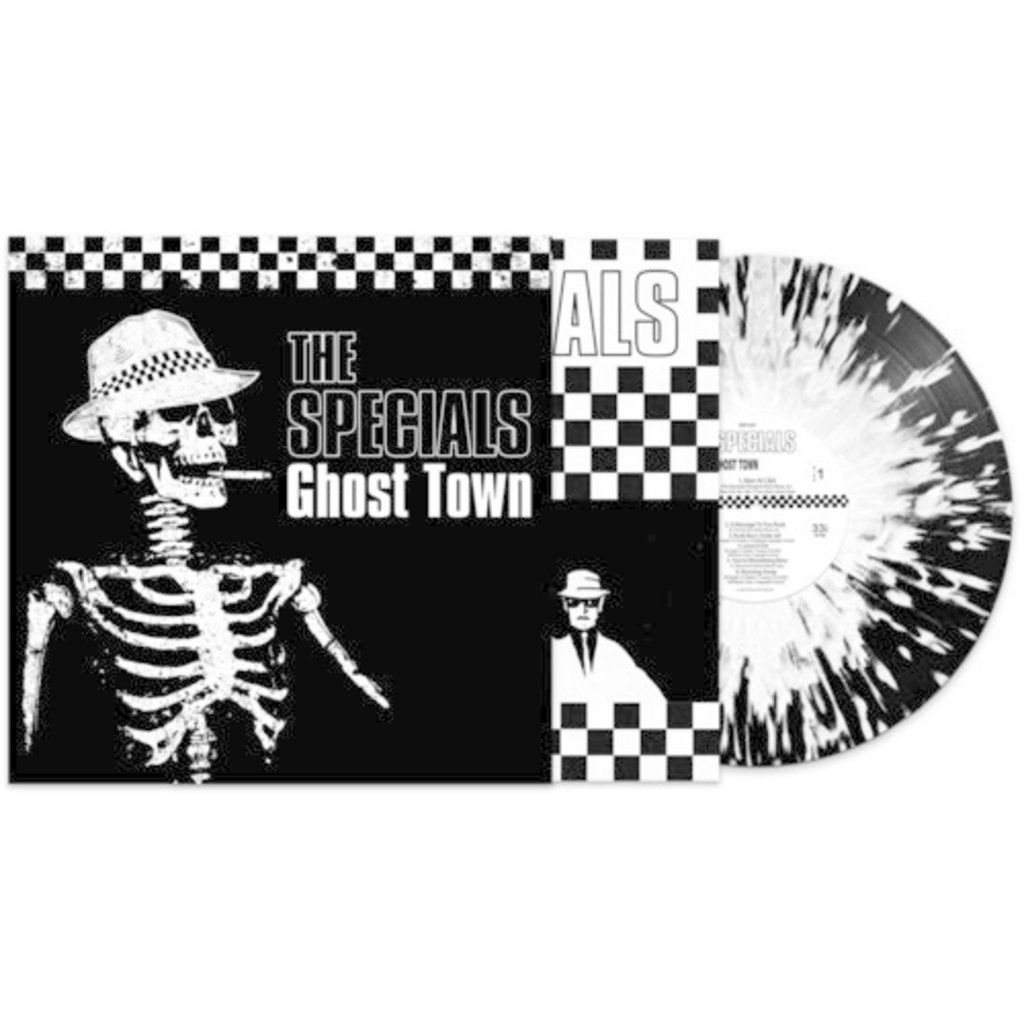 SPECIALS / GHOST TOWN (BLACK/WHITE SPLATTER VINYL)