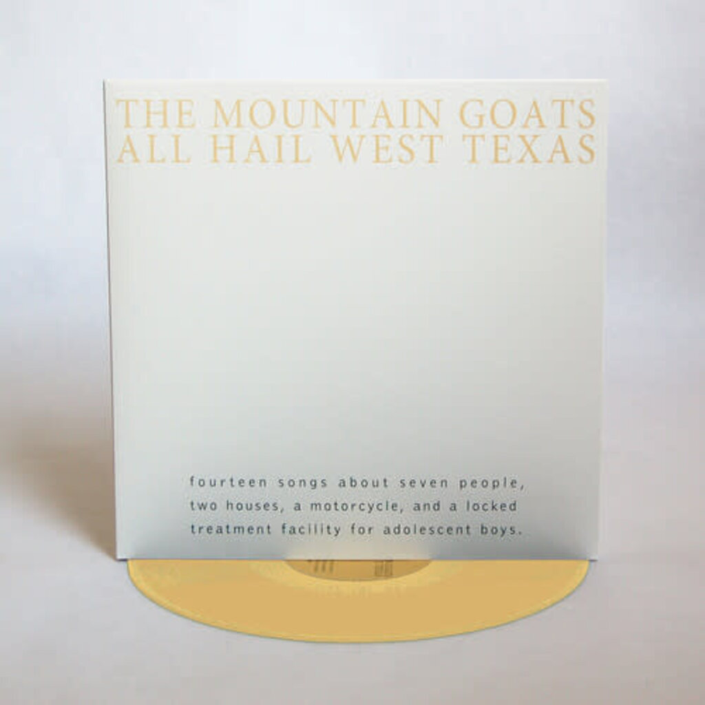 THE MOUNTAIN GOATS / All Hail West Texas (Indie Exclusive, Colored Vinyl, Yellow, Gatefold LP Jacket, Reissue)