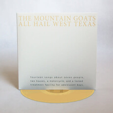 THE MOUNTAIN GOATS / All Hail West Texas (Indie Exclusive, Colored Vinyl, Yellow, Gatefold LP Jacket, Reissue)
