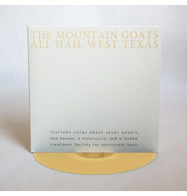 MOUNTAIN GOATS / All Hail West Texas (Indie Exclusive, Colored Vinyl, Yellow, Gatefold LP Jacket, Reissue)