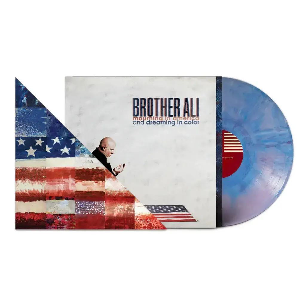 BROTHER ALI / Mourning In America & Dreaming In Color (10 Year Anniversary Edition, Colored Vinyl, Red, White, Blue)