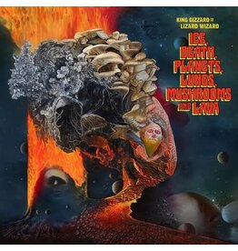 KING GIZZARD/LIZARD WIZARD / ICE DEATH PLANETS LUNGS MUSHROOMS AND LAVA  (LUCKY RAINBOW VINYL)