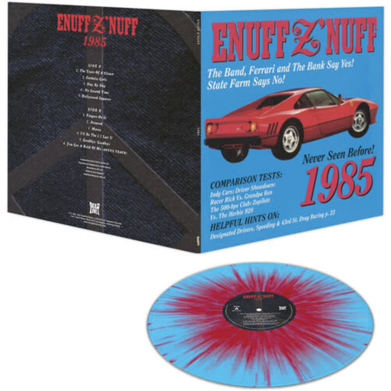 ENUFF Z'NUFF / 1985 (Blue & Red Starburst)