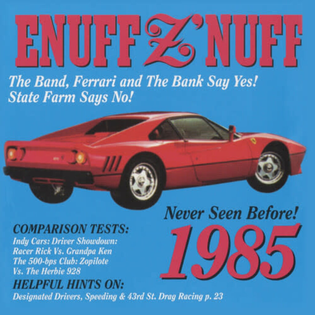 ENUFF Z'NUFF / 1985 (Blue & Red Starburst)