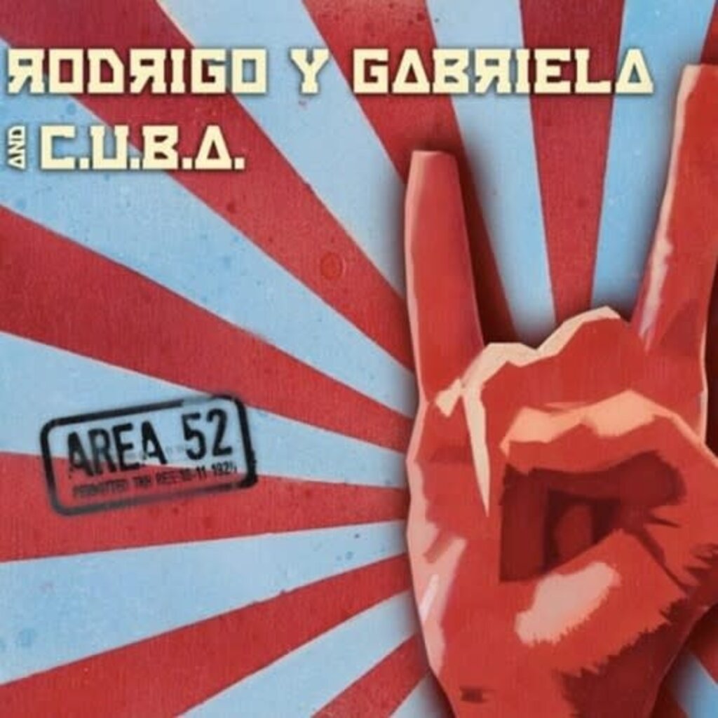 RODRIGO Y GABRIELA / C.U.B.A. / Area 52 (Colored Vinyl, Red, Blue)