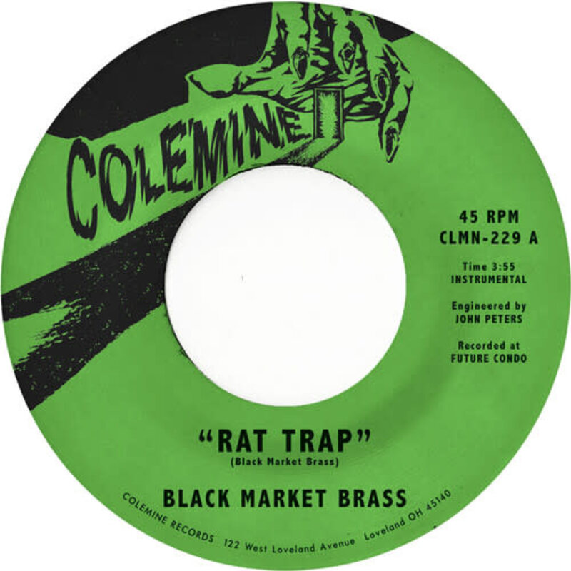 BLACK MARKET BRASS / Rat Trap / Chop Bop (Purple Swirl 7”)