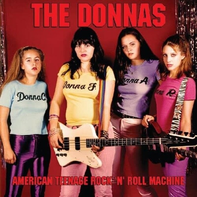 Donnas, The / American Teenage Rock 'N' Roll Machine (FIRE ORANGE WITH BLACK SWIRL VINYL)