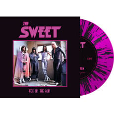 SWEET / Fox On The Run (PINK/ BLACK SPLATTER) 7”