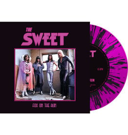 SWEET / Fox On The Run (PINK/ BLACK SPLATTER) 7”