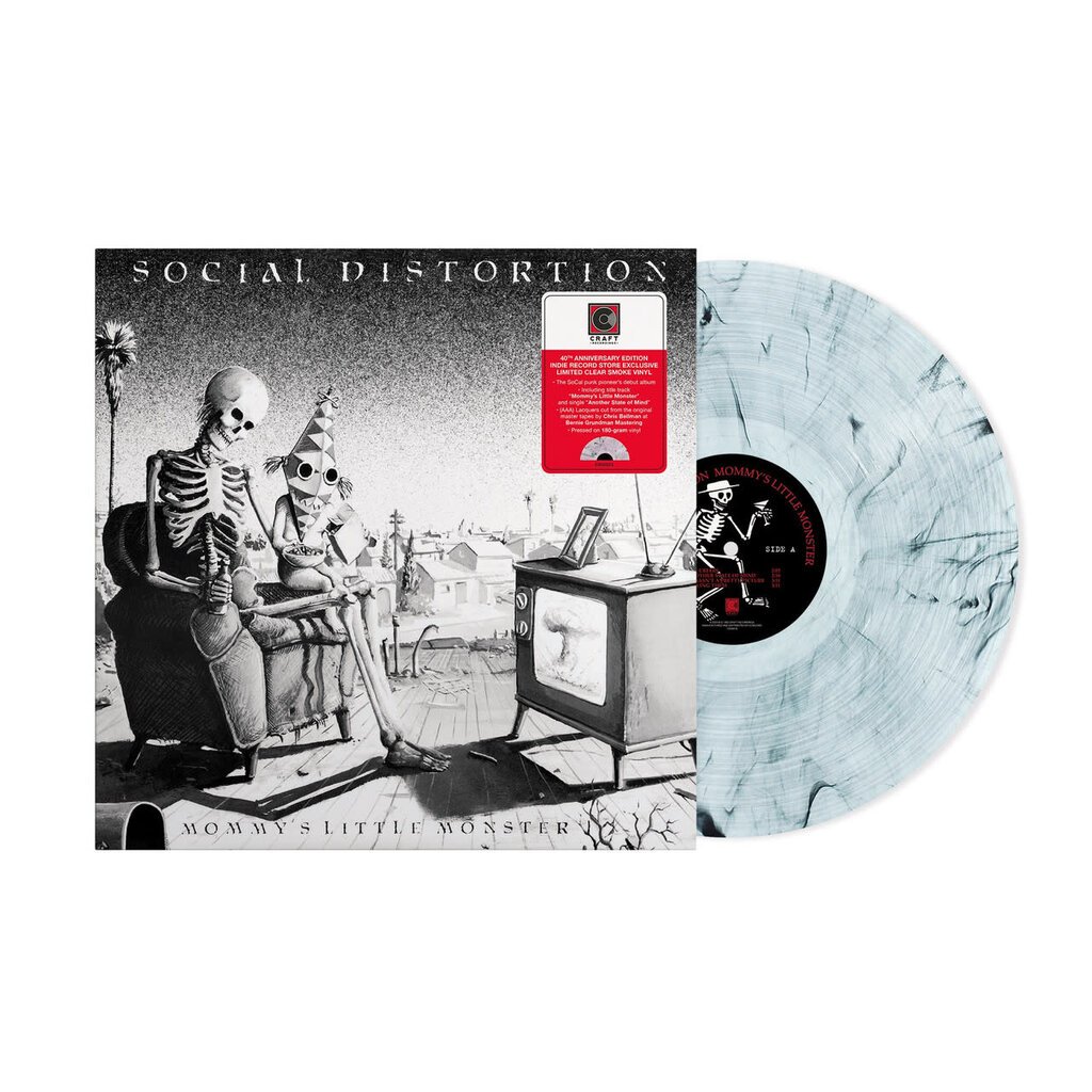 SOCIAL DISTORTION / Mommy's Little Monster (Indie Exclusive, Clear Vinyl, 180 Gram Vinyl, Anniversary Edition, Smoke)