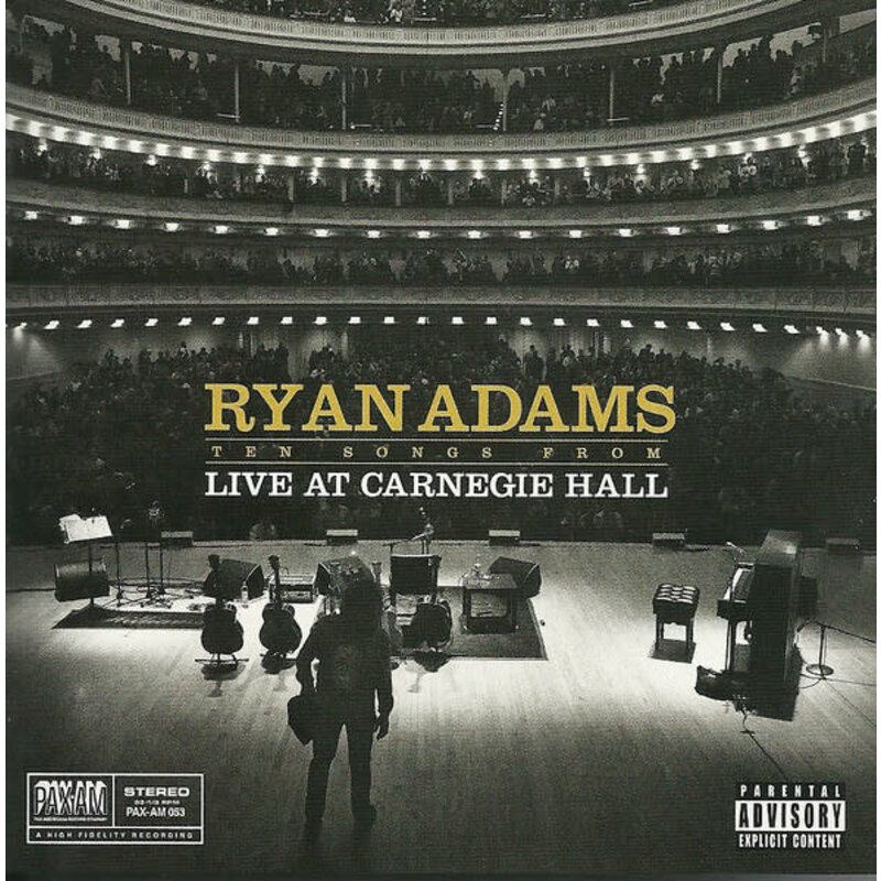 ADAMS, RYAN / LIVE AT CARNEGIE HALL (CD)