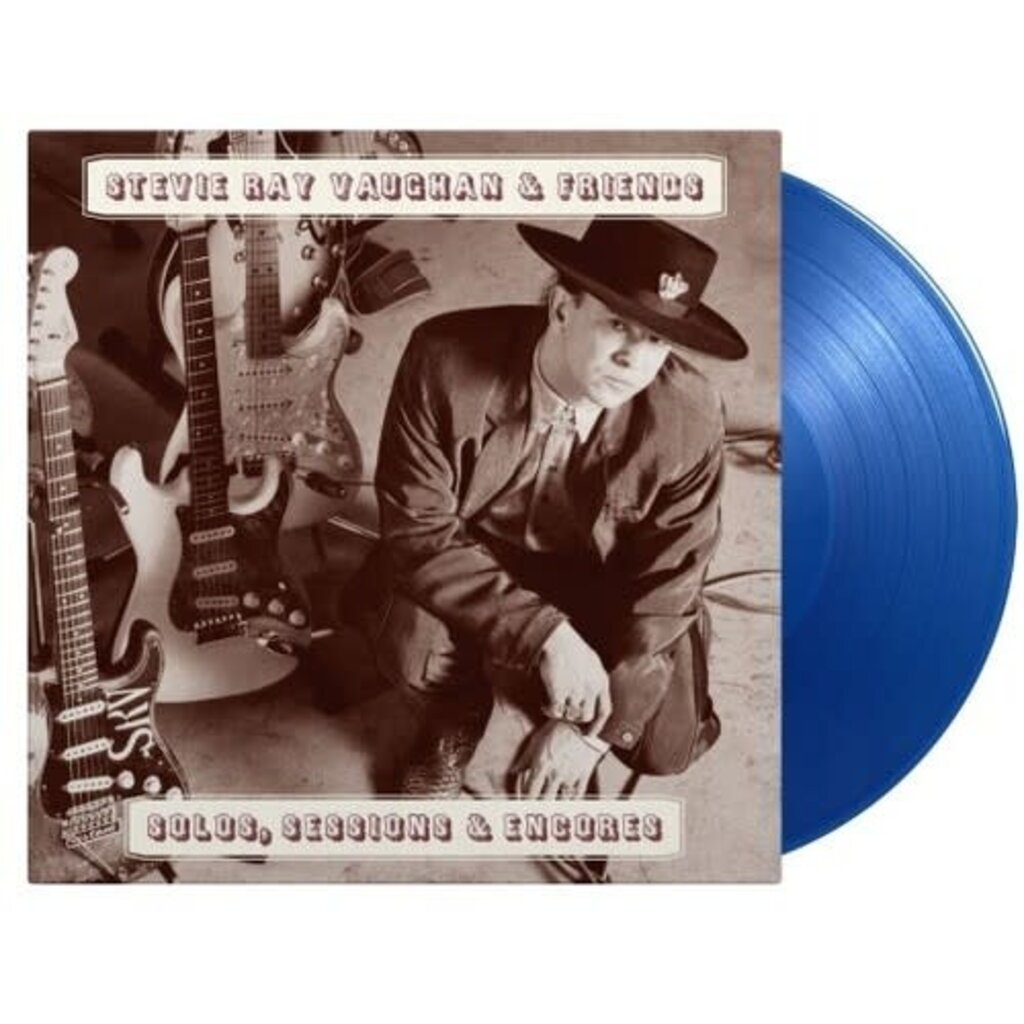 VAUGHAN,STEVIE RAY & FRIENDS / SOLOS, SESSIONS & ENCORES (2LP/180G/TRANSLCUENT BLUE VINYL)