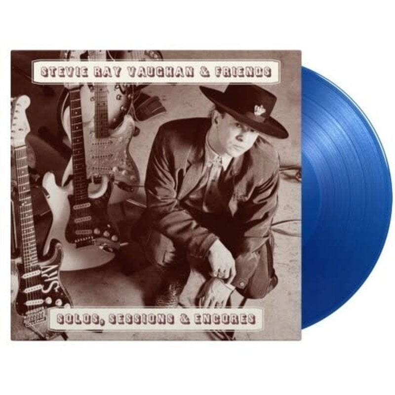 VAUGHAN,STEVIE RAY & FRIENDS / SOLOS, SESSIONS & ENCORES (2LP/180G/TRANSLCUENT BLUE VINYL)