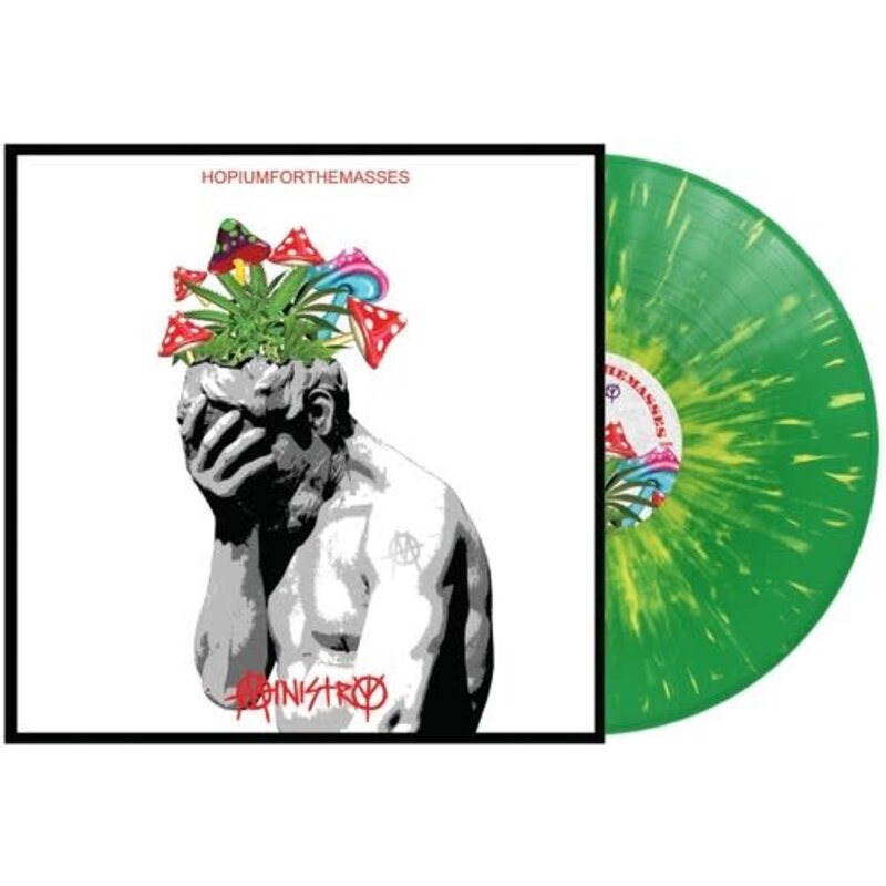 MINISTRY / Hopiumforthemasses  (Green & Yellow Splatter Vinyl)