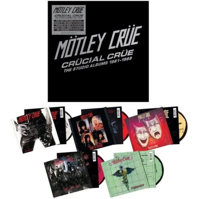 MOTLEY CRUE / Crucial Crue: The Studio Albums 1981-1989 (CD)