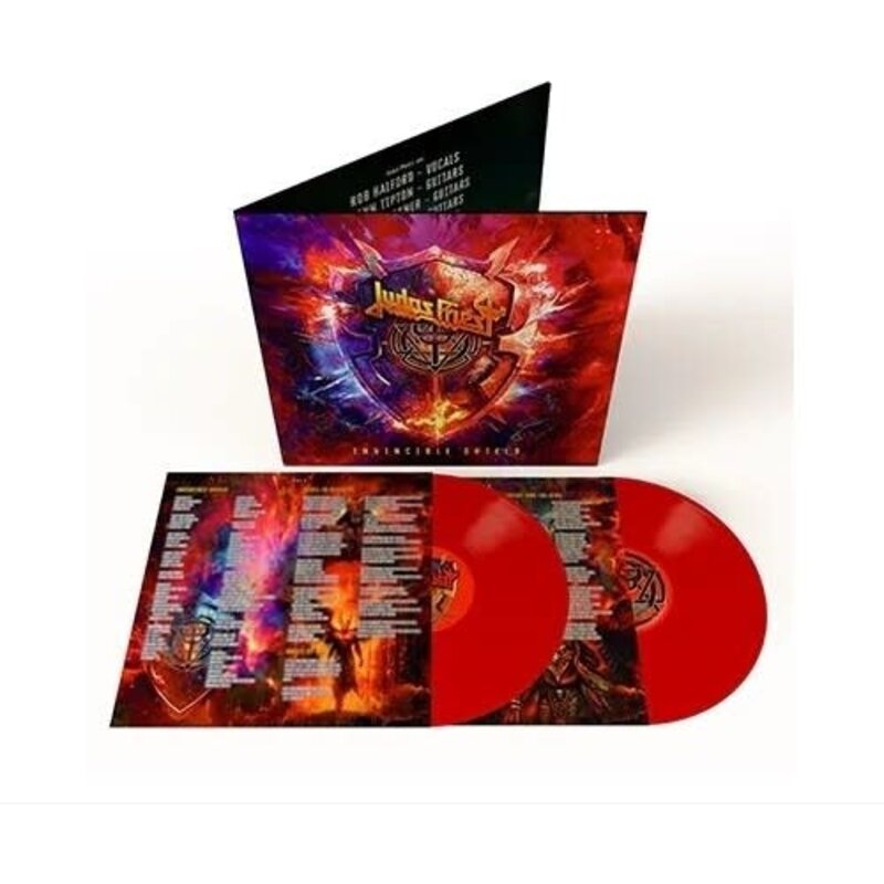 JUDAS PRIEST / Invincible Shield (Indie Exclusive, Colored Vinyl, Red)