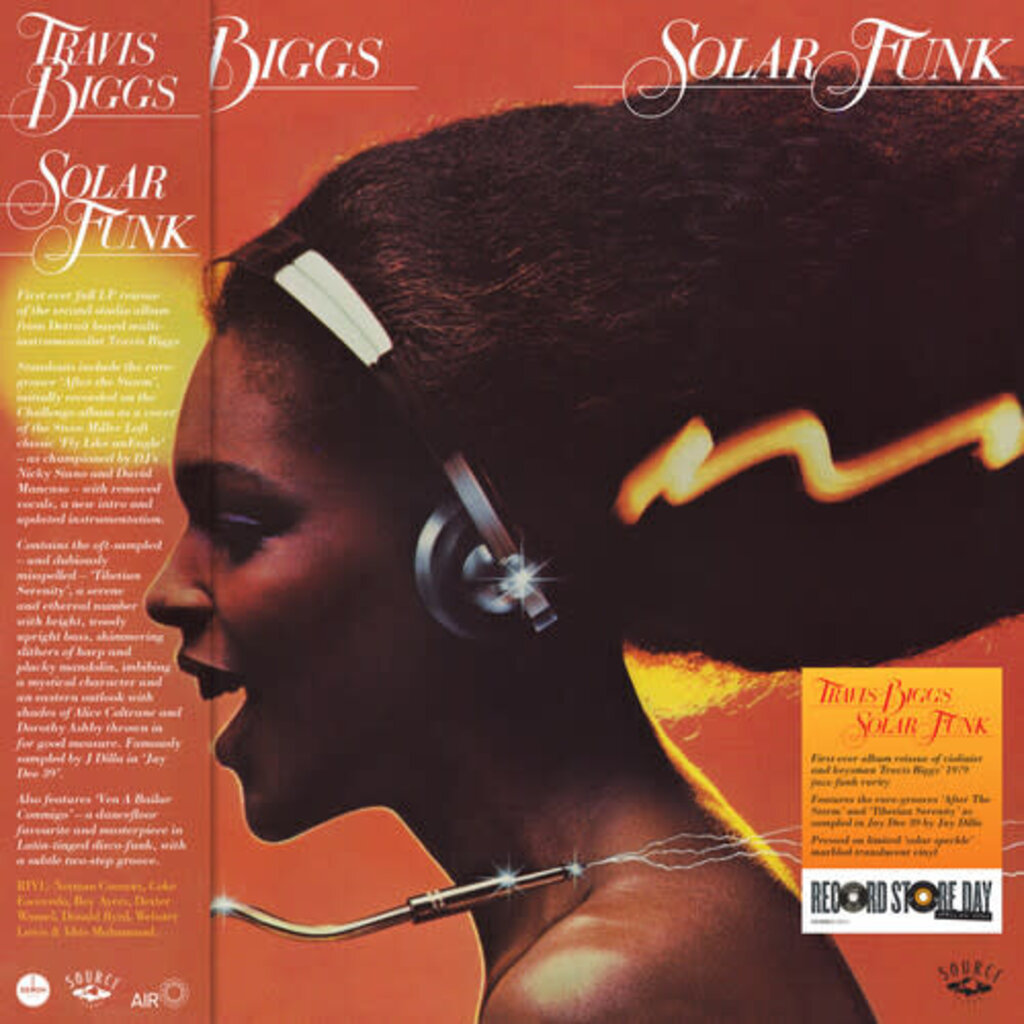 BIGGS,TRAVIS / Solar Funk - Limited 'Solar Speck' Colored Vinyl [Import] (RSD-2024)