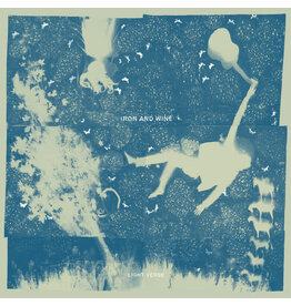 IRON & WINE / Light Verse - Clear w/  Blue swirl