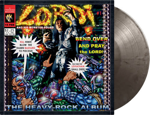 LORDI / BEND OVER & PRAY THE LORD (SILVER & BLACK MARBLED VINYL