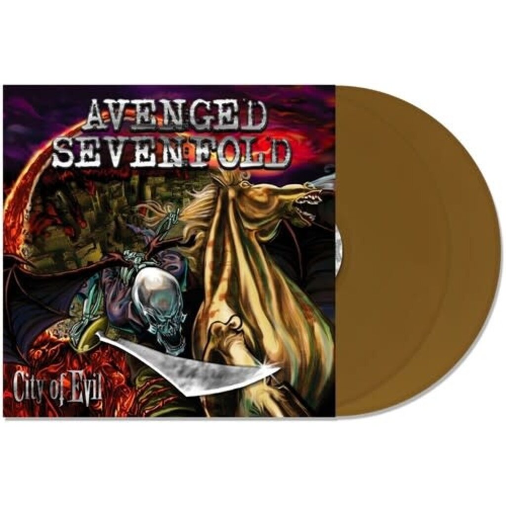 AVENGED SEVENFOLD / City of Evil  (Gold, Colored Vinyl, Gatefold LP Jacket)