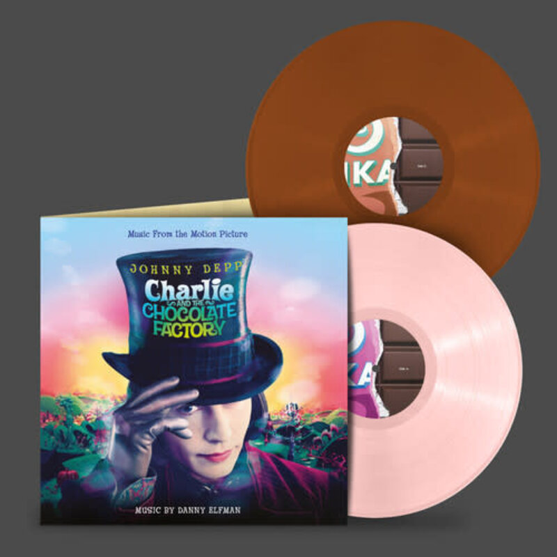 CHARLIE & THE CHOCOLATE FACTORY - O.S.T. / Charlie & The Chocolate Factory (Original Soundtrack) - Marshmallow Pink & Chocolate Brown Vinyl [Import]
