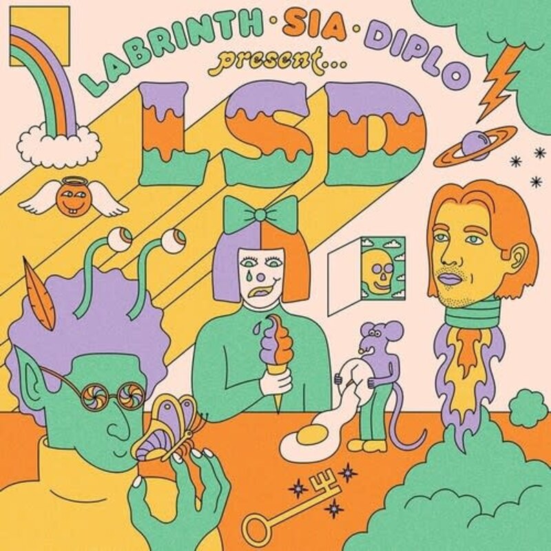 LSD / LABRINTH / SIA / DIPLO / Presents: LSD (Colored Vinyl, Green, 5th Anniversary Edition, Alternate Cover)