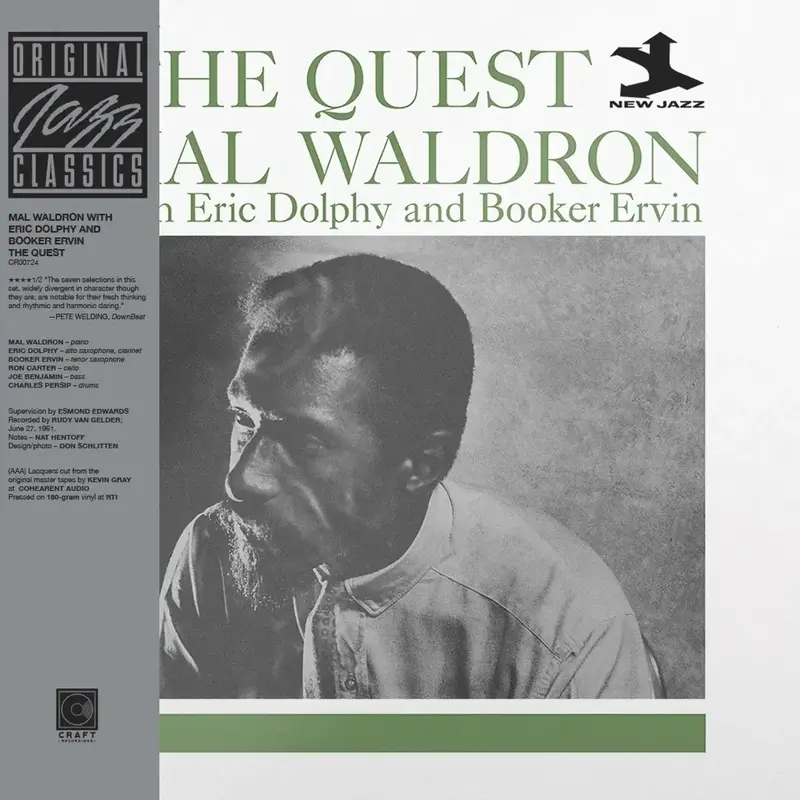 WALDRON,MAL / DOLPHY,ERIC / ERVIN,BOOKER  / The Quest (Original Jazz Classics Series)