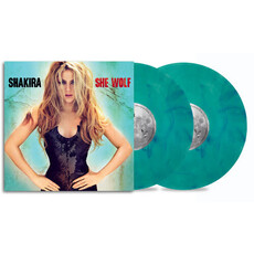 SHAKIRA / SHE WOLF (2LP/SEA GLASS ADORNED WITH TURQUOISE SWIRLS VINYL)