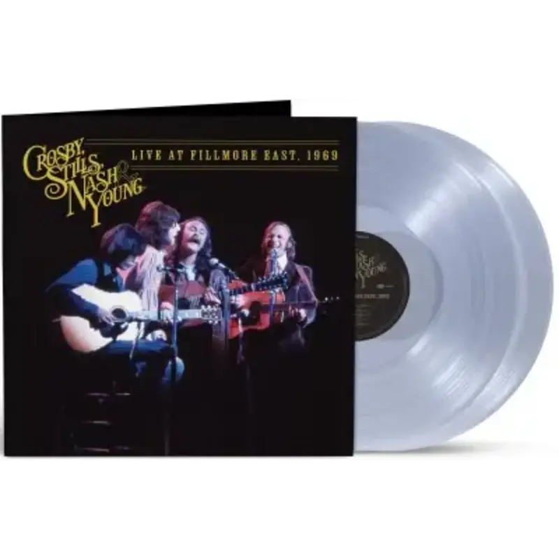 CROSBY STILLS NASH & YOUNG / Live At Fillmore East, 1969 (Clear Vinyl)