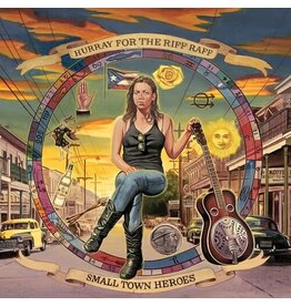 HURRAY FOR THE RIFF RAFF / SMALL TOWN HEROES (PINK ACID WASH VINYL)