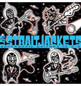 Los Straitjackets / Supersonic Guitars in 3-D (CLEAR WITH RED & BLUE SWIRL VINYL)