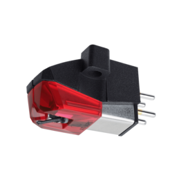 Audio-Technica AT-XP5 DJ Cartridge with Elliptical Bonded Stylus 1/2" Mount (Black/Red)
