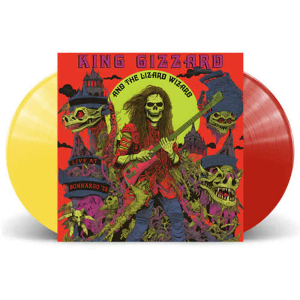 King Gizzard and the Lizard Wizard / Live at Bonnaroo 22 (Colored Vinyl, Red, Yellow, Gatefold LP Jacket)