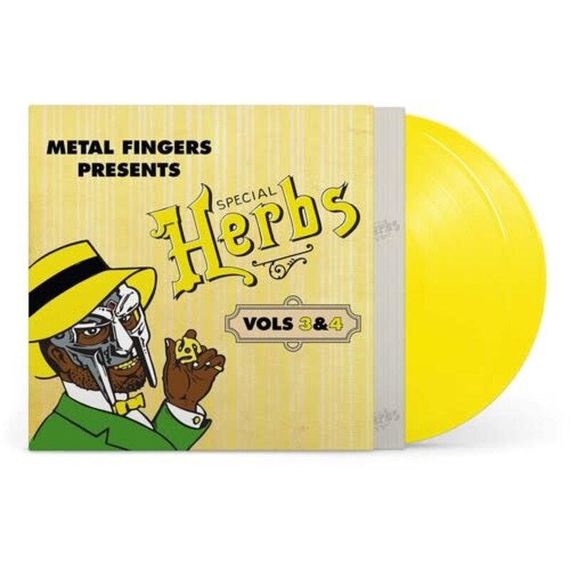 MF DOOM / Metal Fingers Presents: Special Herbs Vol. 3 & 4 (Lemon Yellow Vinyl)