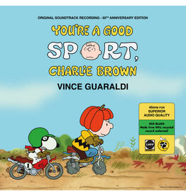 GUARALDI,VINCE / YOU'RE A GOOD SPORT, CHARLIE BROWN (45RPM/ECO-BLACK VINYL/OST/50T