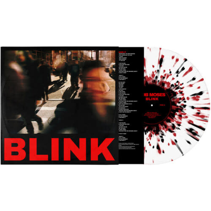 BOB MOSES / Blink    (Clear with Red + Black Splatter Vinyl)