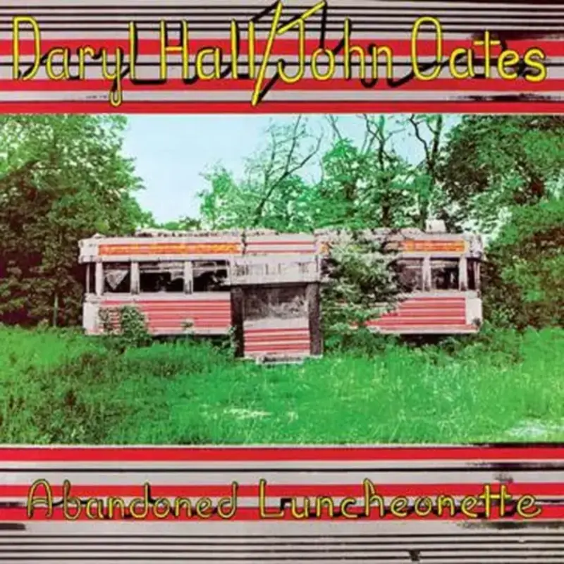 HALL, DARYL & JOHN OATES / ABANDONED LUNCHEONETTE (CLEAR RED VINYL/LIMITED)