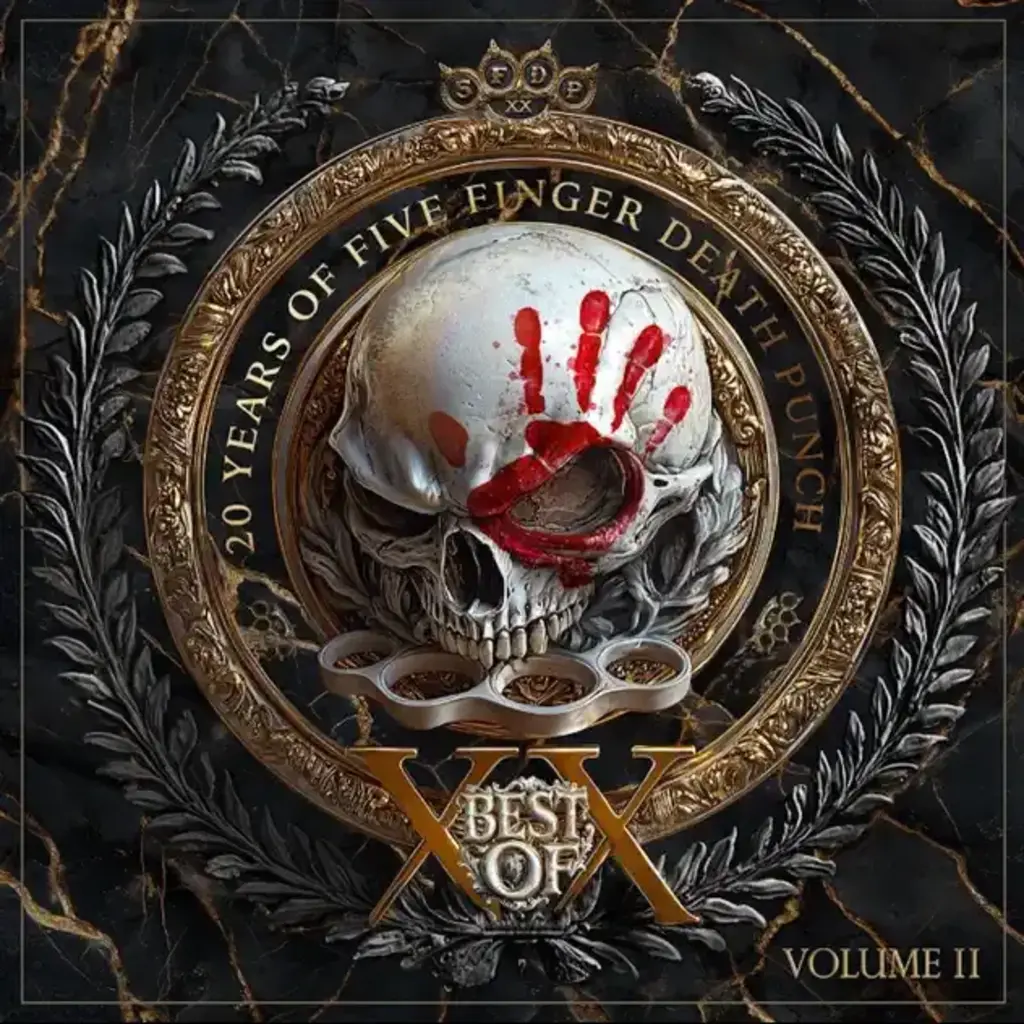 FIVE FINGER DEATH PUNCH / Best of - Volume 2 (Colored Vinyl, Black, Gold, Anniversary Edition, Gatefold LP Jacket)
