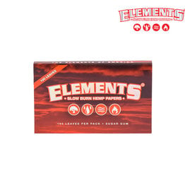 Elements Single Wide Papers - Red