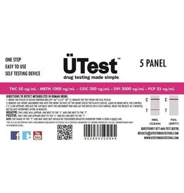 Utest UTest 5 Panel Test Strips