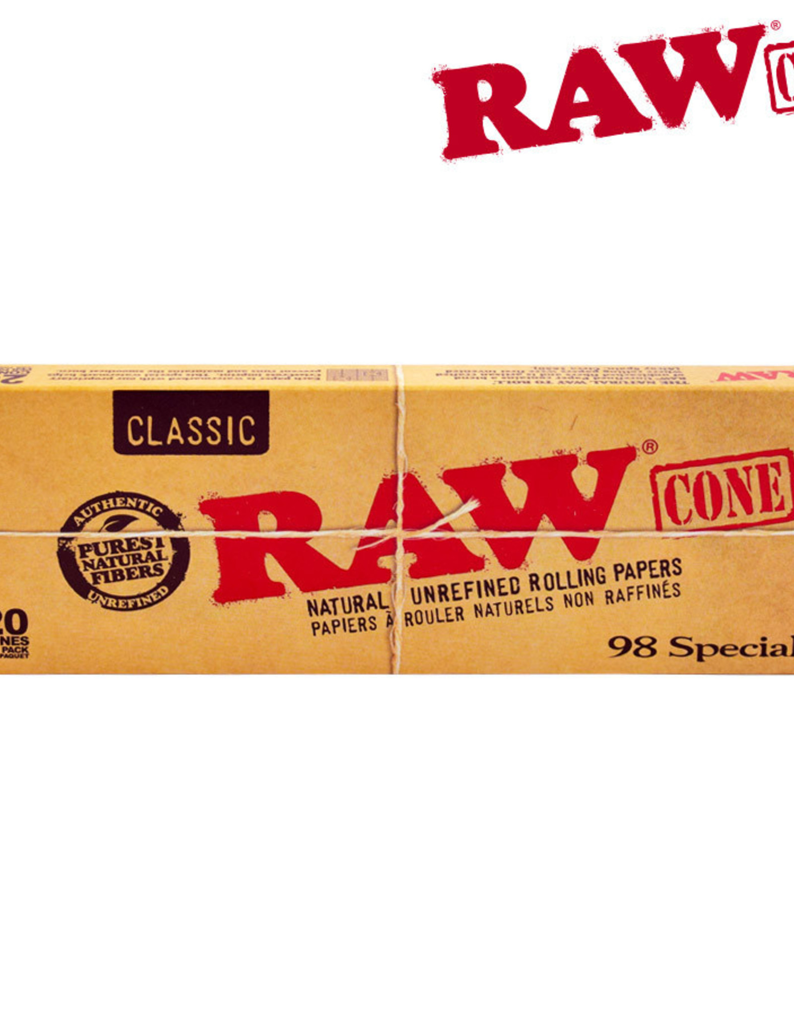RAW RAW Classic Pre-Rolled Cone - 98 Special (20 Pack)