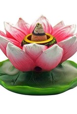 Small Backflow Incense Burner - Lotus Flower