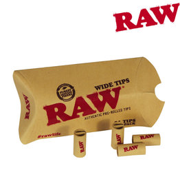RAW RAW Wide Prerolled Tips (21 Pack)
