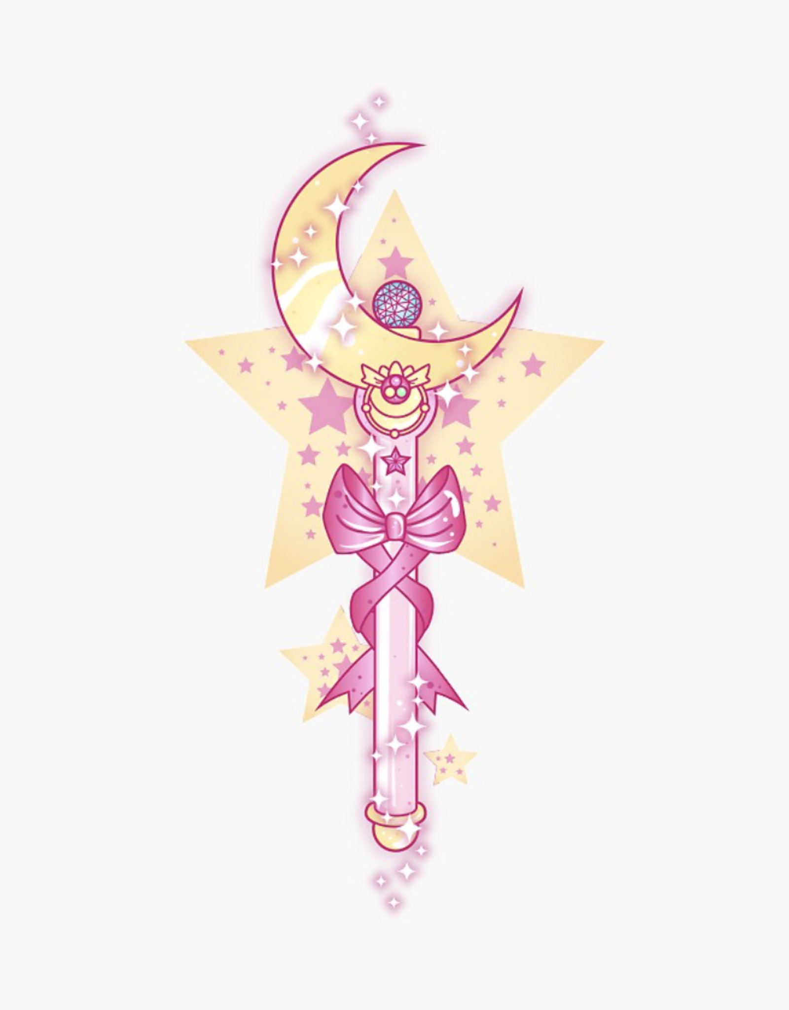 Sailor Moon Magical Girl Wand Sticker